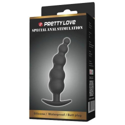 Pretty Love Stimulateur de Prostate silicone noir 11 x 2.9 cm